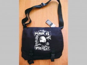 Punk is Protest - taška cez plece
